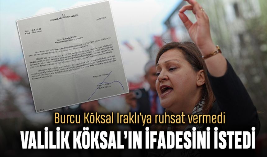 Iraklı şahısa ruhsat vermeyen Köksal'ın ifadesi istendi