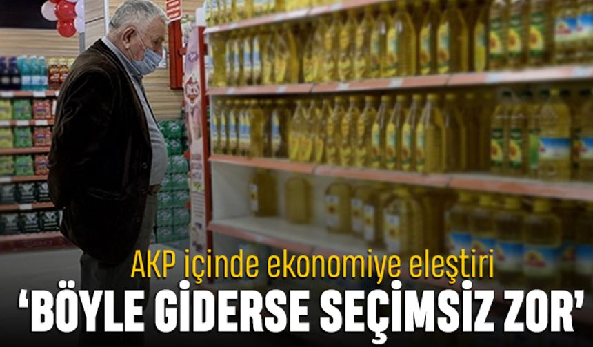 AKP içinde ekonomiye eleştiri; Şamil Tayyar 'seçimsiz zor' dedi