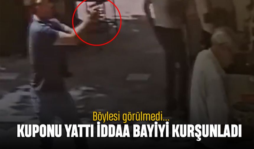 Kuponu yatan adam iddaa bayiyi kurşunladı