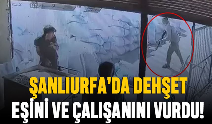 Şanlıurfa'da bir kişi eşini ve çalışanını vurarak öldürdü