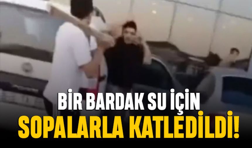 Su istediği için işçiler tarafından sopayla dövülerek öldürüldü