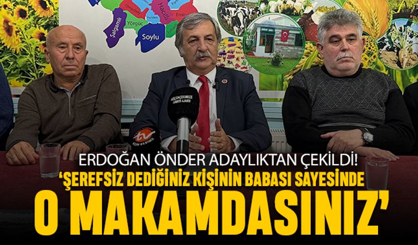 ‘Şerefsiz dediğiniz kişinin babası sayesinde o makamdasınız’