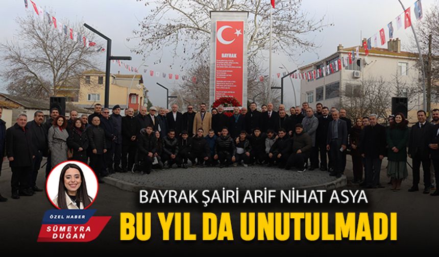 Bayrak Şairi Asya, bu yıl da unutulmadı