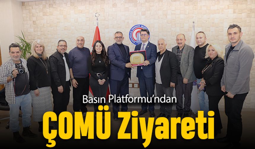 Basın Platformu'ndan ÇOMÜ ziyareti