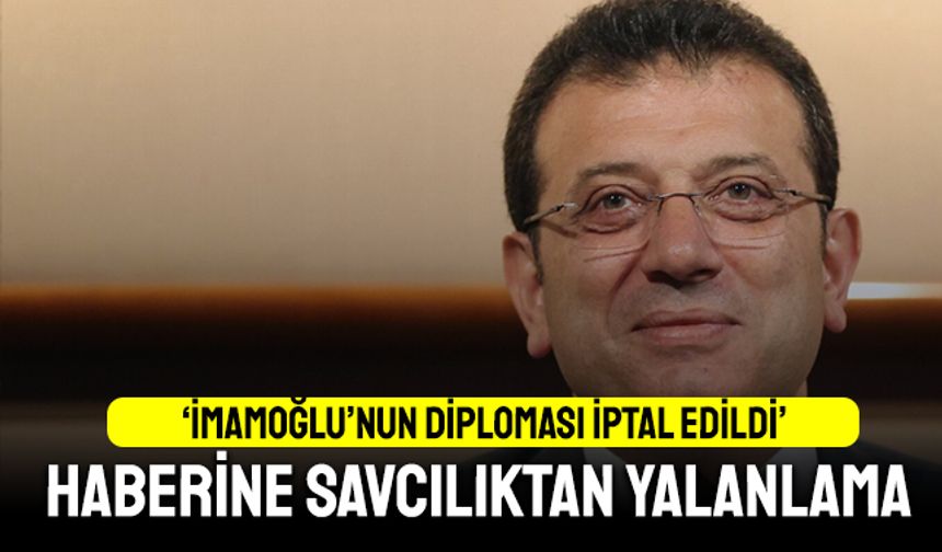 'Diploma iptal edildi' haberine savcılıktan yalanlama