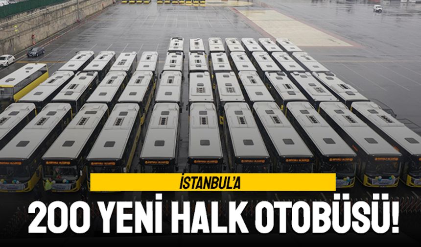 İstanbul’a 200 yeni özel halk otobüsü