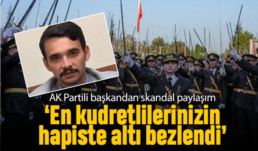 Skandal teğmenler paylaşımı; Paşalarınızın hapiste altları bezlendi