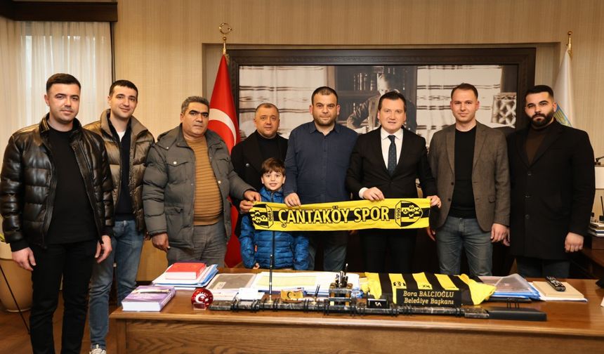 Balcıoğlu, Çantaköy Spor Kulübü yönetimini ağırladı