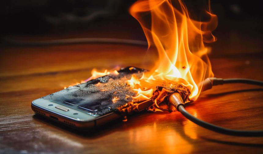 Telefonu gece boyu şarjda bırakmak yangın riski taşıyor!