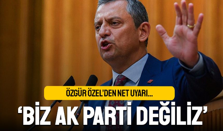 Özgür Özel'den otizm sempozyumunda net uyarı; Biz AK Parti değiliz