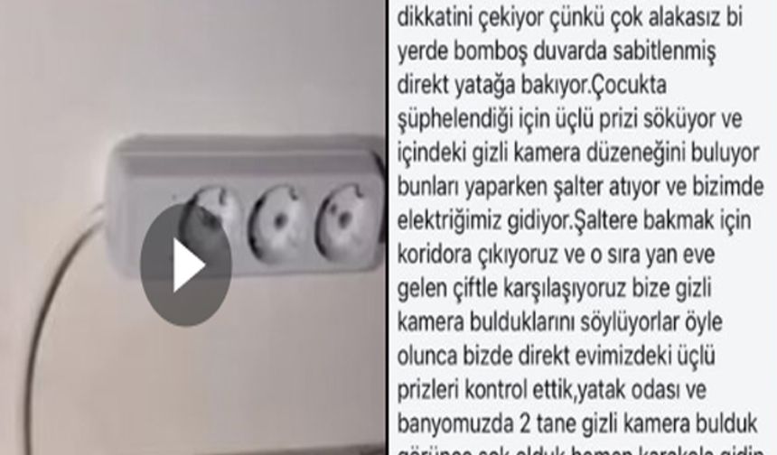 Prize gizli kamera koyan apart sahibi tutuklandı