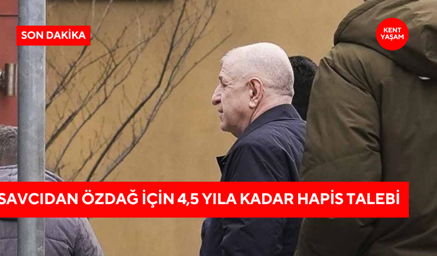 Ümit Özdağ Hâkim Karşısında: Savcı 4,5 Yıla Kadar Hapis Talep Etti
