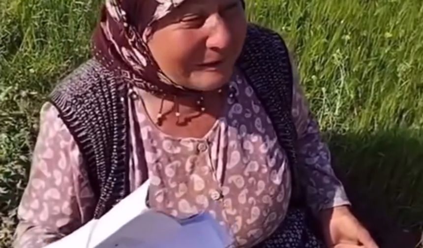 Yaşlı kadın ağlayarak anlattı: Tarlamı haber vermeden aldılar