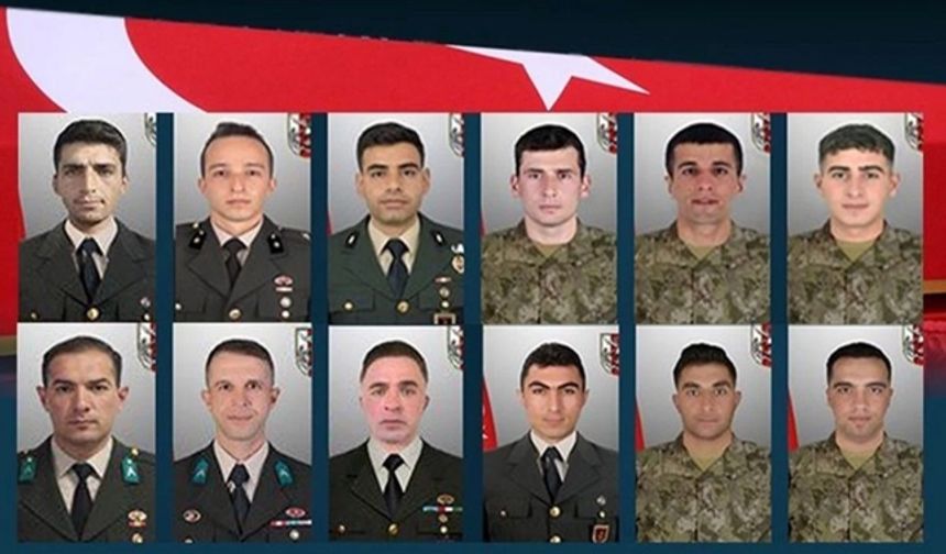 Bakanlıktan 12 şehit açıklaması; İhmal veya disiplinsizlik yok