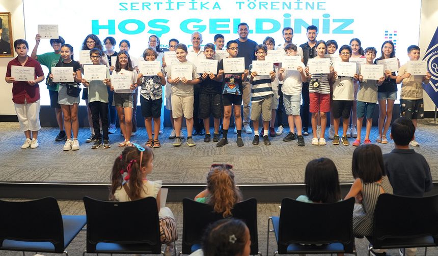 Kartallı geleceğin mühendisleri sertifikalarını aldı