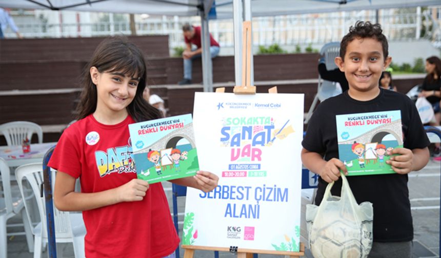 Küçükçekmece’nin sokakları yaz boyu sanat atölyesi olacak