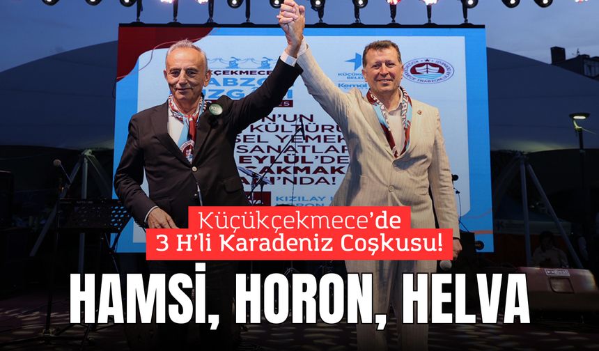 Küçükçekmece’de 5. Kez Trabzon Rüzgarı Esti