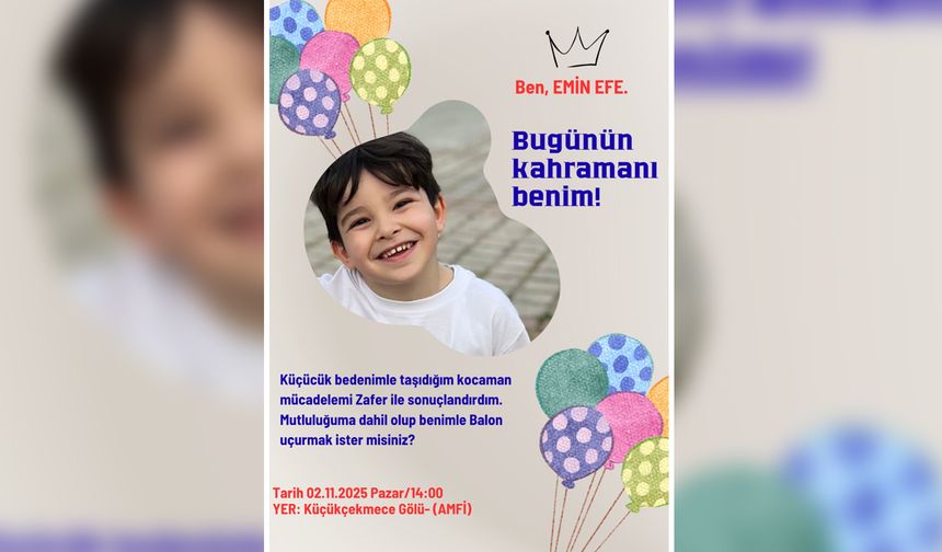 2 Kasım’da Küçükçekmece Gölü’nde umut dolu bir buluşma