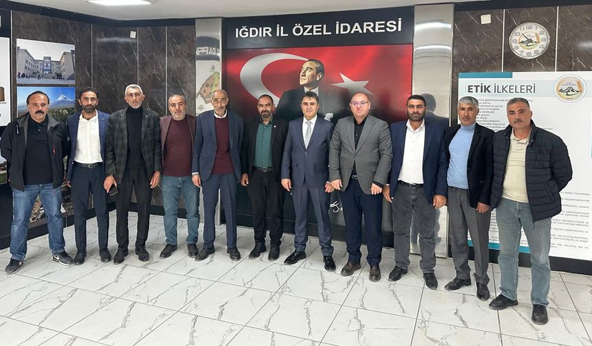 Iğdır’da Köy Muhtarlarından Hizmet Teşekkürü