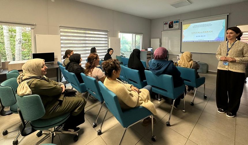 Sarıyerli ailelere ‘Ekran Bağımlılığı’ anlatıldı