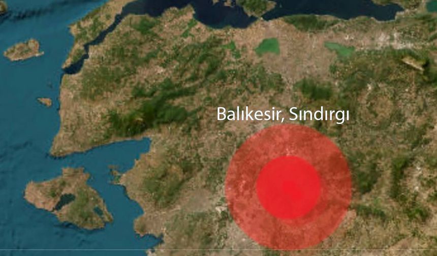 AFAD'dan Son Dakika: Balıkesir'de 4,9'luk Deprem