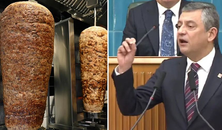 Özgür Özel'den Mecliste 'Döner' Hesabı: "Emekliler Artık 257 Değil 38 Tane Alabiliyor"