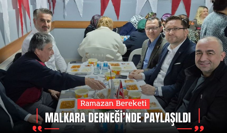 Ramazan Bereketi Malkara Derneği’nde Paylaşıldı