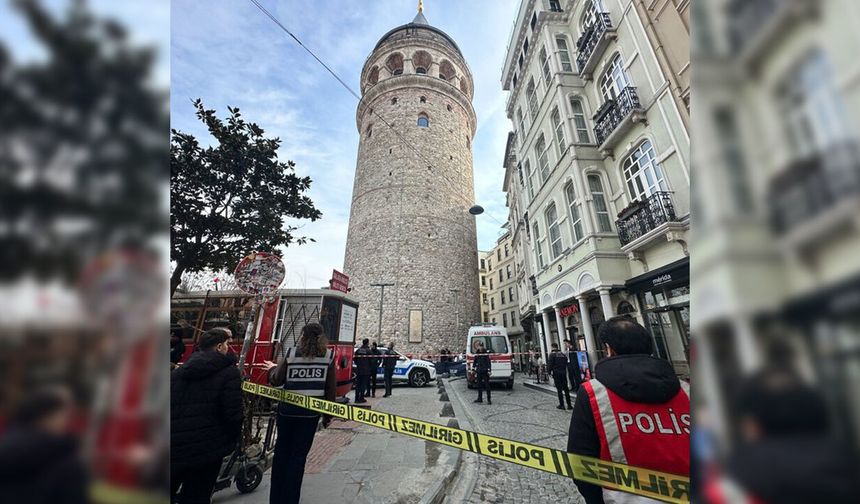 Son Dakika: Bir Kadın Galata Kulesi'nden Atladı!