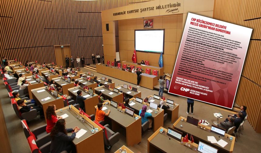 CHP Küçükçekmece Meclis Grubu'ndan Sert Bildiri: "Genel Başkanımız Özgür Özel'dir, Geri Adım Yok!"