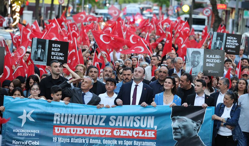 Küçükçekmece’de 19 Mayıs Coşkusu Gün Boyu Sürdü