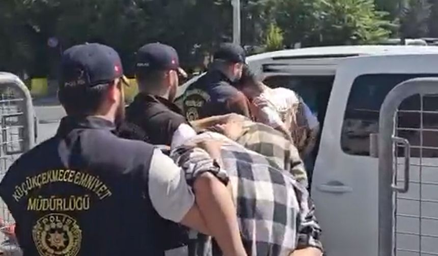 Küçükçekmece Emniyeti huzuru sağlıyor: silahlı magandalar tutuklandı