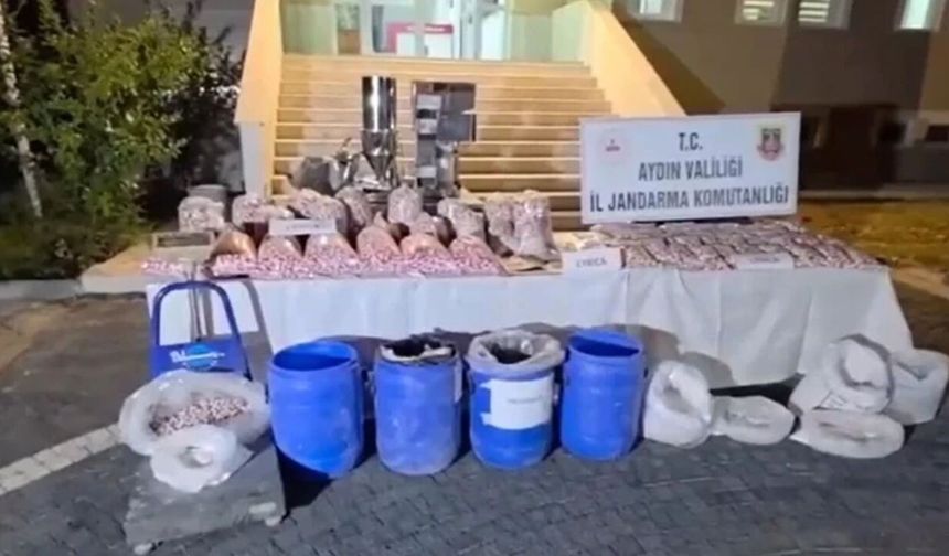 Aydın'da Dev Uyuşturucu Operasyonu: 100 Milyon TL Değerinde Sentetik Hap Ele Geçirildi