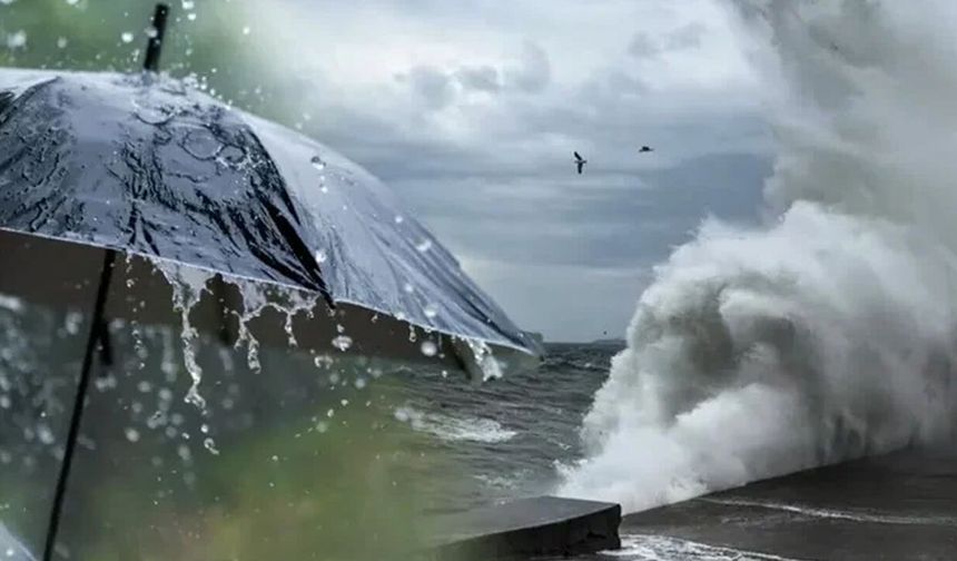 İstanbul Dahil; Meteoroloji'den Yurt Geneli İçin Sağanak ve Fırtına Uyarısı