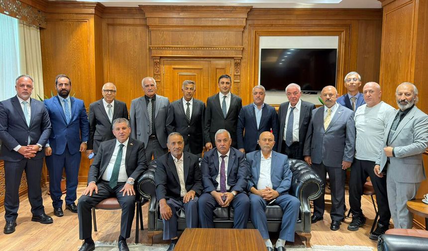 TADEF’den Azerbaycan Kars Başkonsolosu Goşgar Zeynelov’a Hayırlı Olsun Ziyareti
