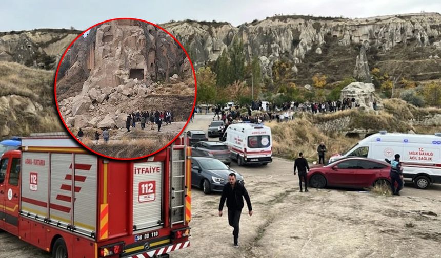 Nevşehir Göreme’de Peribacası Çöktü: 2 Ölü, 1 Yaralı!