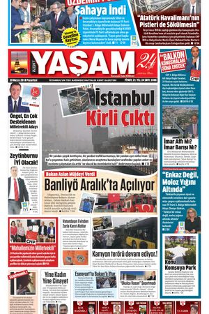 Kent Yaşam Gazetesi - 29.05.2018 Manşeti