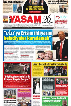 Kent Yaşam Gazetesi - 05.10.2020 Manşeti