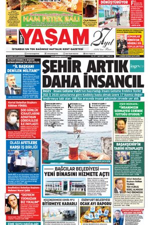 Kent Yaşam Gazetesi - 03.02.2021 Manşeti