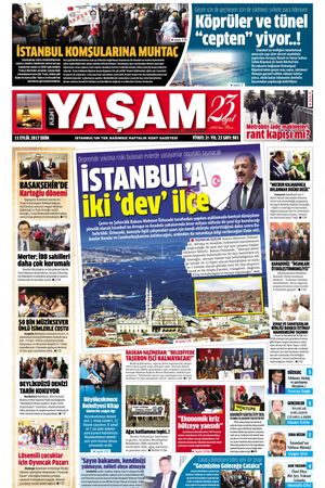 Kent Yaşam Gazetesi - 11.10.2017 Manşeti