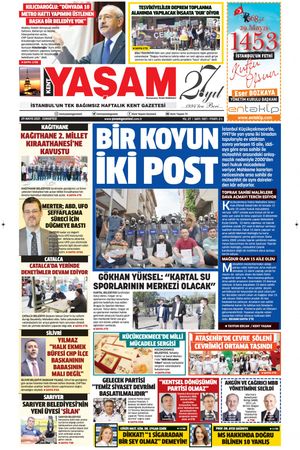 Kent Yaşam Gazetesi - 29.05.2021 Manşeti