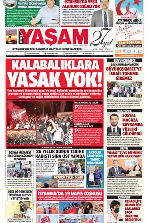 Kent Yaşam Gazetesi - 19.05.2021 Manşeti