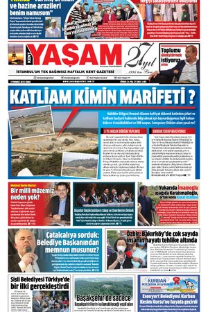 Kent Yaşam Gazetesi - 02.07.2021 Manşeti
