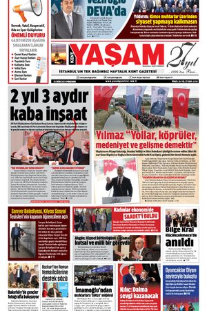 Kent Yaşam Gazetesi - 20.10.2021 Manşeti
