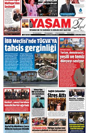 Yaşam Gazetesi - 18.03.2022 Manşeti