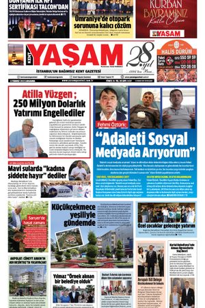 Yaşam Gazetesi - 06.07.2022 Manşeti