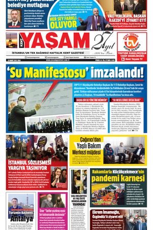 Kent Yaşam Gazetesi - 23.03.2021 Manşeti