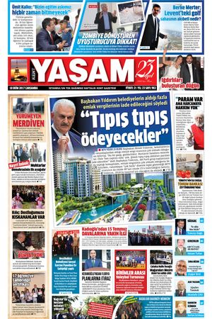 Kent Yaşam Gazetesi - 18.10.2017 Manşeti