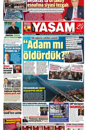 Kent Yaşam Gazetesi - 19.12.2018 Manşeti