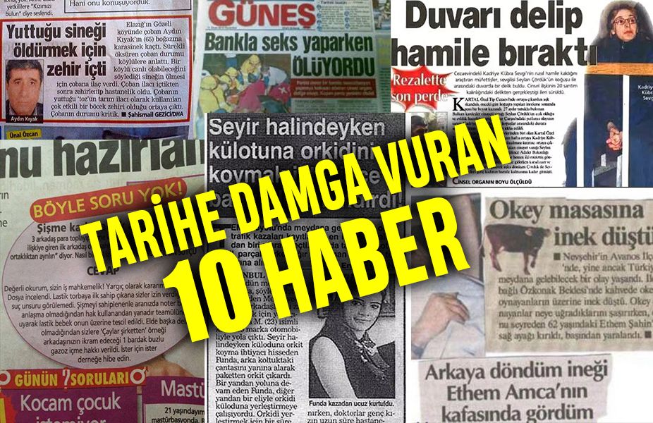 Dünya tarihindeki en ilginç 10 haber