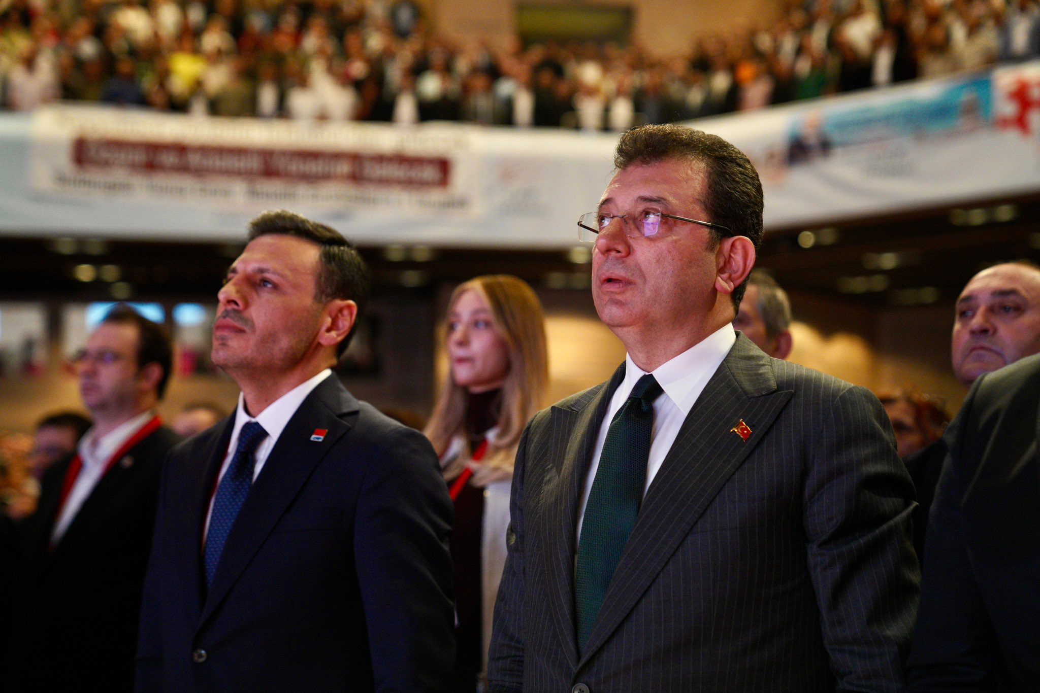 CHP İstanbul İl Başkanı Özgür Çelik İBB Başkanı Ekrem İmamoğlu